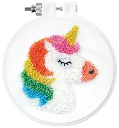 Design Works Unicorn Punch Needle Kit - 7.5cm