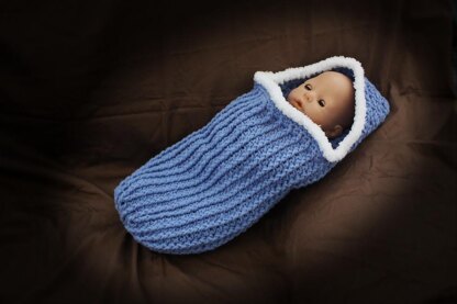 Ribbed Cuddle Cocoon Pattern