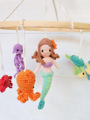 Under the sea baby mobile