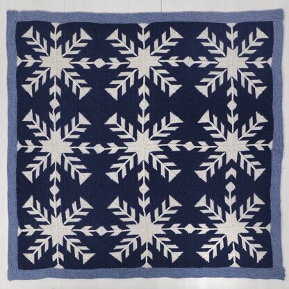 Valley Yarns DS113 Snowflake Blanket PDF