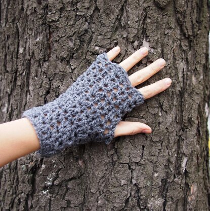 Lace fingerless mittens armwarmers gloves