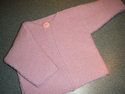 Simple baby cardigan