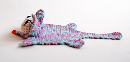 Crochet Splat Cat Coaster