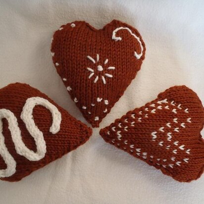 Gingerbread Hearts