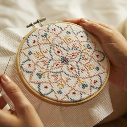 DMC Mindful Making: The Meditative Mandala Cross Stitch Duo Kit