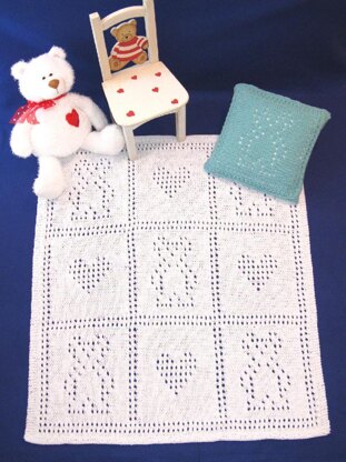 Teddy Bear Blankie Set