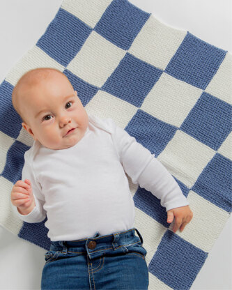 Sova Blanket - Knitting Pattern For Babies in MillaMia Naturally Baby Soft by MillaMia