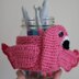 Rosy the Flamingo Coffee Cozy