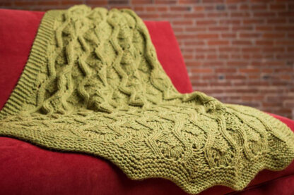 Afghan in Plymouth Yarn De Aire - 2594