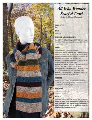 All Who Wander Scarf & Cowl
