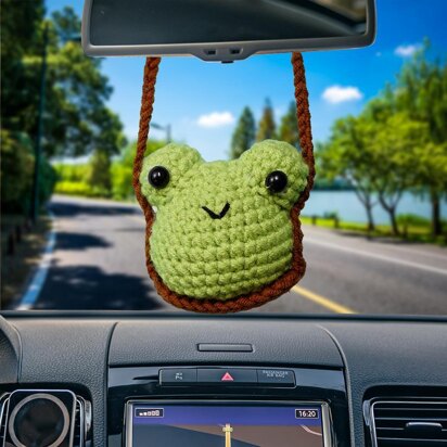 Green Frog Car Hanging