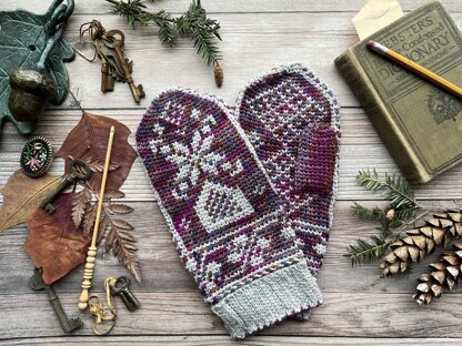 Fair Isle Windmill Mittens