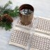 Interlaced Row Placemat and Coaster Set