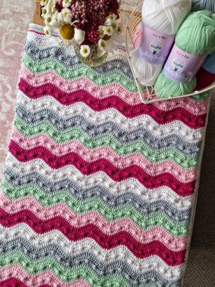 Gentle Ripples Bobble Baby Blanket UK Terms