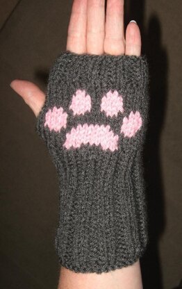 Knittin' Kitten Mittens