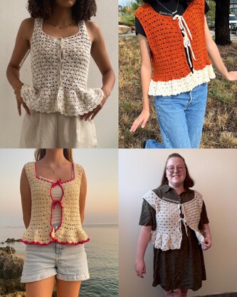 Bronwen Peplum Vest