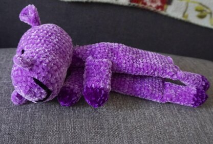Crochet Pattern Happy Hippo Cuddle Cloth -The Cozy Companion