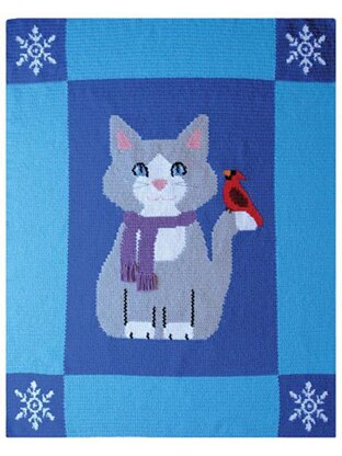 Snow Kitty Afghan