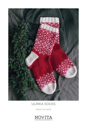 Novita Ulrika Socks in Novita 7 Veljestä - Downloadable PDF