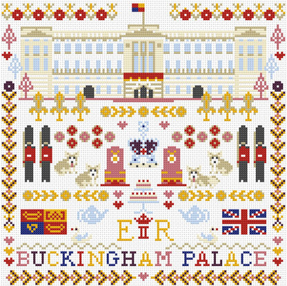 Riverdrift House Buckingham Palace - 25 x 25cm (10 x 10in)