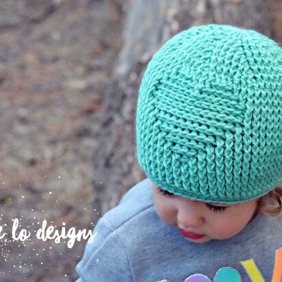 Embossed Heart Beanie