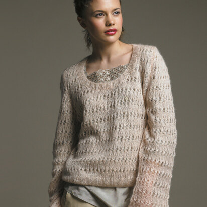 Lucetta Sweater in Rowan Kidsilk Haze