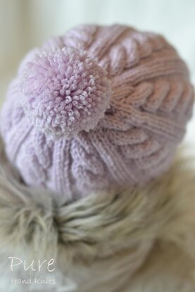 Oscar Cabled Pompom hat