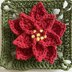Poinsettia Granny Square
