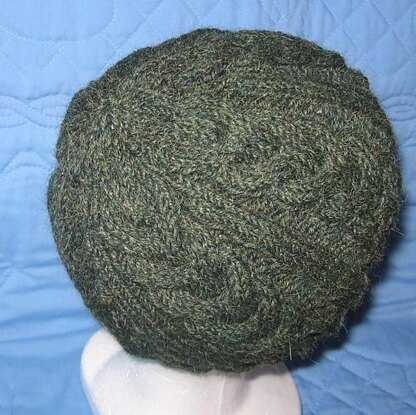 Cable Staghorn Whalebone Hat Beanie Toque