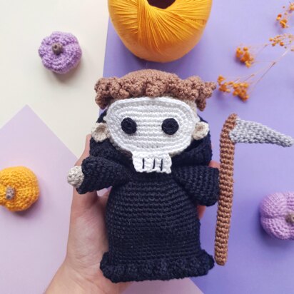 Gerald the Grim Reaper Crochet Pattern