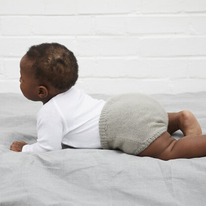 Orion Bloomers - Shorts Knitting Pattern For Babies in Debbie Bliss Luna