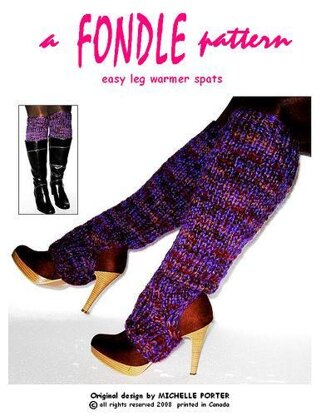 Easy leg warmer spats 104