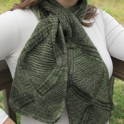 Knitter's Reversible Scarf