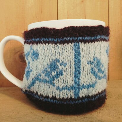 Blue Birds Mug Warmer