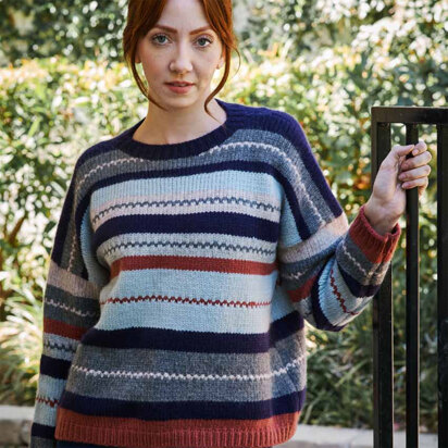 Trendsetter Yarns 6500A Soffio - Icelandic Colorwork Pullover PDF