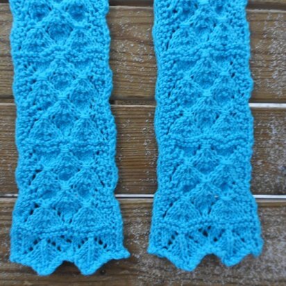 Fantasy Leaves lace Scarf