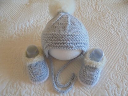 Easy Baby Hat And Shoes