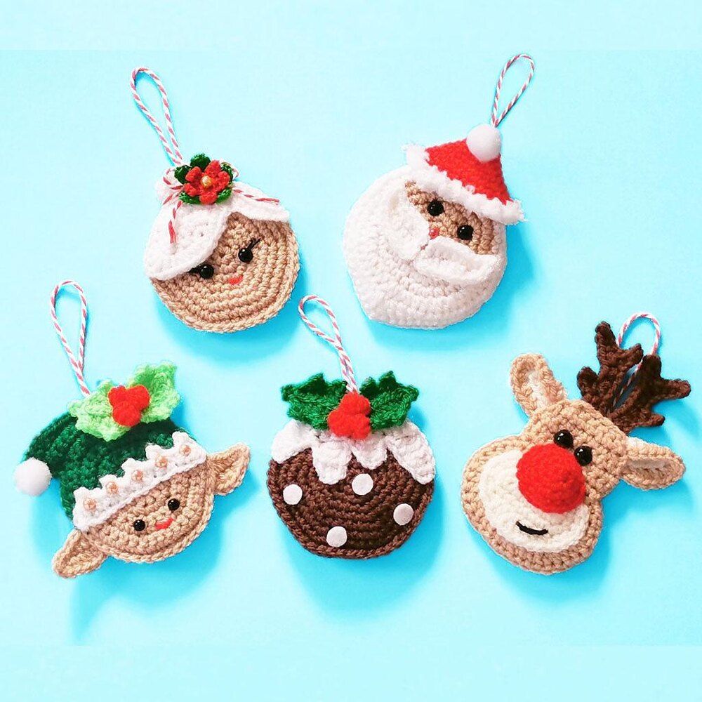Chunky Chenille Yarn Ornament Kit, Christmas Ornament Kits for Adults,  Christmas Ornament Kits to Make, Christmas Craft Kits 