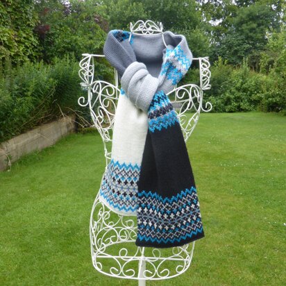 Fair Isle Fade Scarf