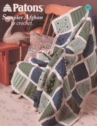 Sampler Afghan to Crochet in Patons Decor