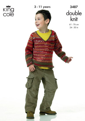 Sweaters in King Cole Merino Blend DK - 3487
