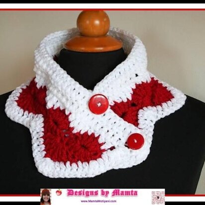 Crochet Cowl Pattern Valentine Neck Warmer Heart Love