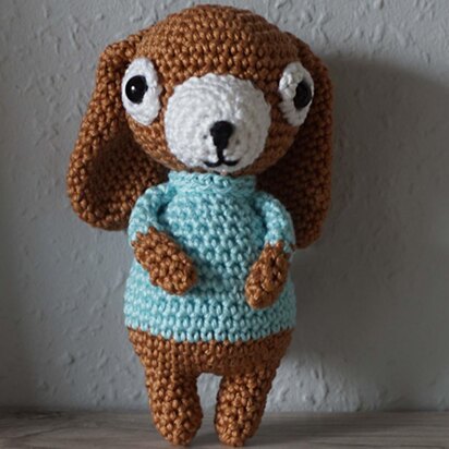 Häkelanleitung für den Amigurumi Hasen August