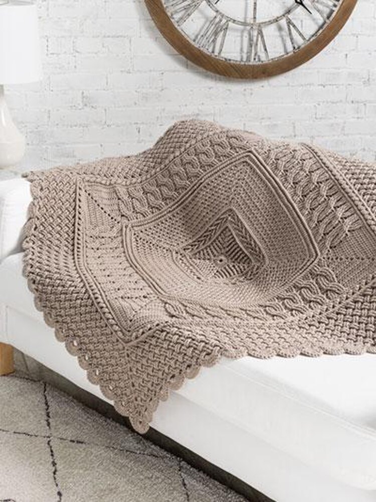 Celtic Mandala Throw Crochet pattern by Bonnie Barker