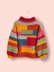 Fluffy Day Colour Block Sweater