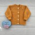 Jennifer Baby Cardigan 16" to 20" chest size. Approx 0-9mths