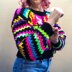 Electric Granny Square Sweater