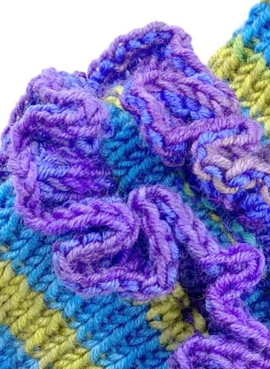 Raggedy Ruffles Fingerless Mitts