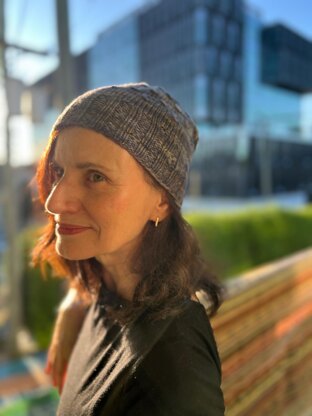 Slightly Slouchy Wildflower Toque / Beanie