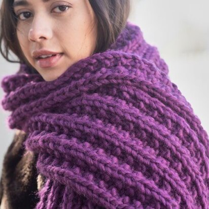 Becker Scarfs in Berroco Macro & Coco - Downloadable PDF